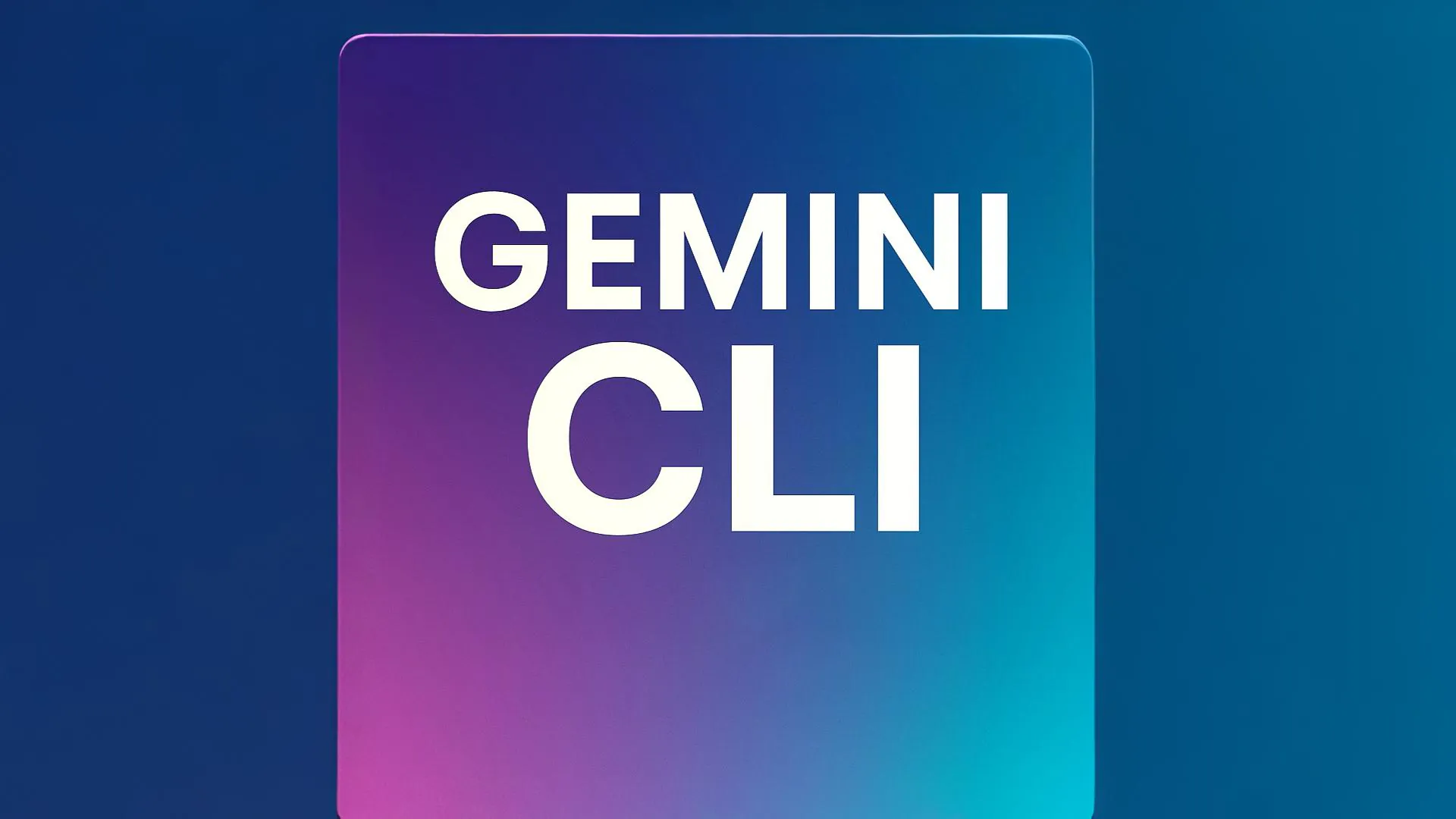 Gemini CLI - Command Line Interface Tool for Developers
